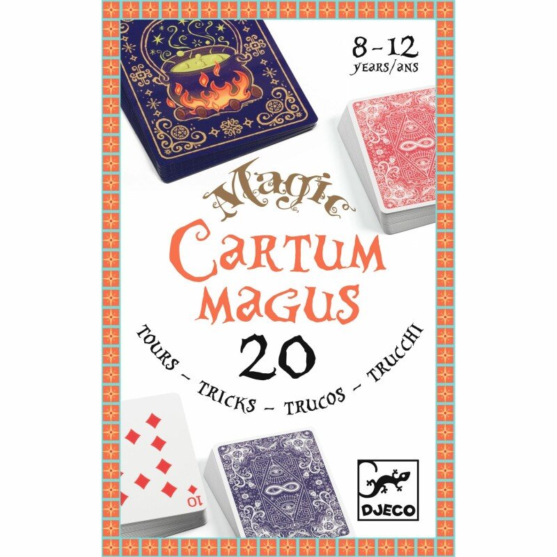 Maģisko kāršu triku komplekts – Cartum Magus (20 triki) (Djeco)