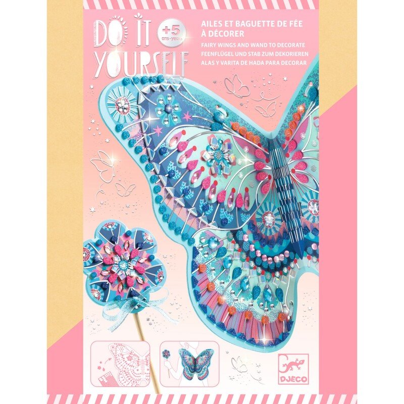 DIY Fairy Wings and Magic Wand Craft Kit for Kids | Djeco