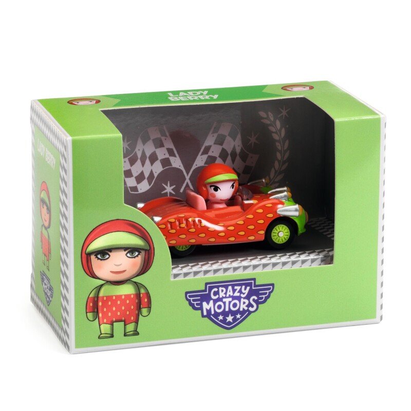 DJECO Crazy Motors rotaļu automašīna – Odziņu dāma