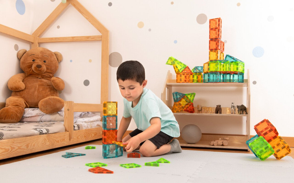 Geomag Magnetic Tiles Gems Construction Set – 44 Pieces