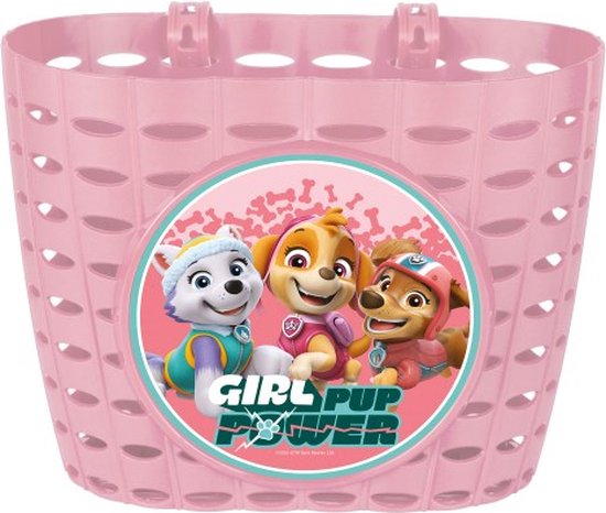 Paw Patrol Bicycle basket - Girl Pup Power