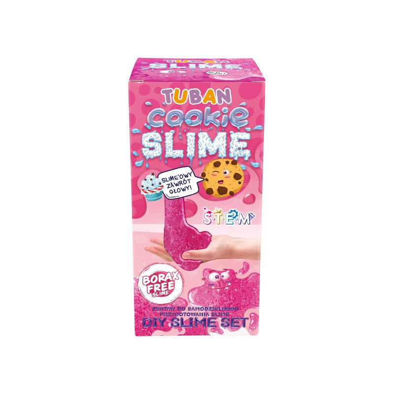 DIY Cookie Slime Kit – Pink Glitter Slime with Scent | Tuban STEM