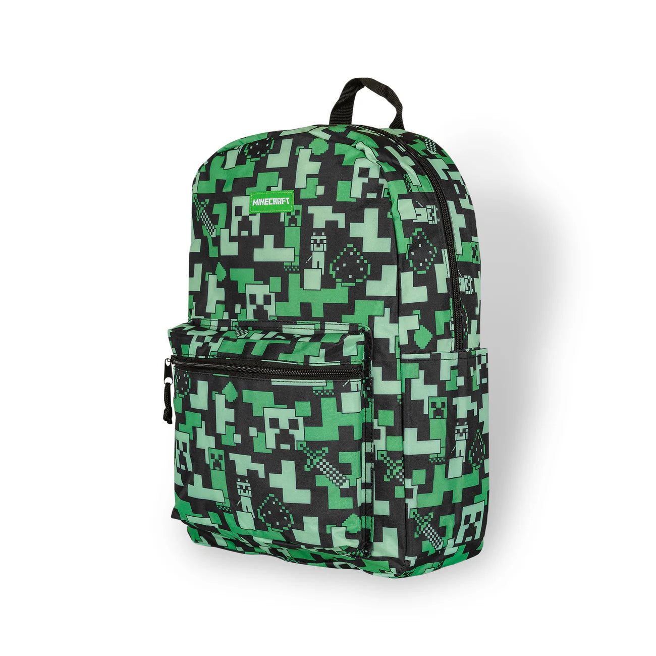 Minecraft Creeper Backpack – Back to School Bag for Kids and Teens