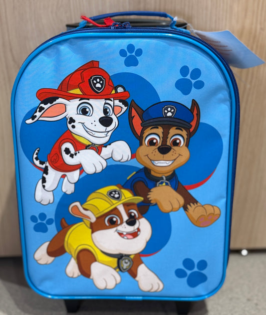 Paw Patrol Kids’ Suitcase with Chase, Marshall & Rubble