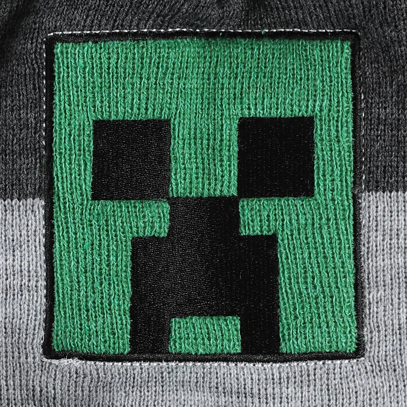 Minecraft Creeper cepure ar bumbuļu un cimdi bērniem – Oficiāla ziemas dāvana spēļu faniem