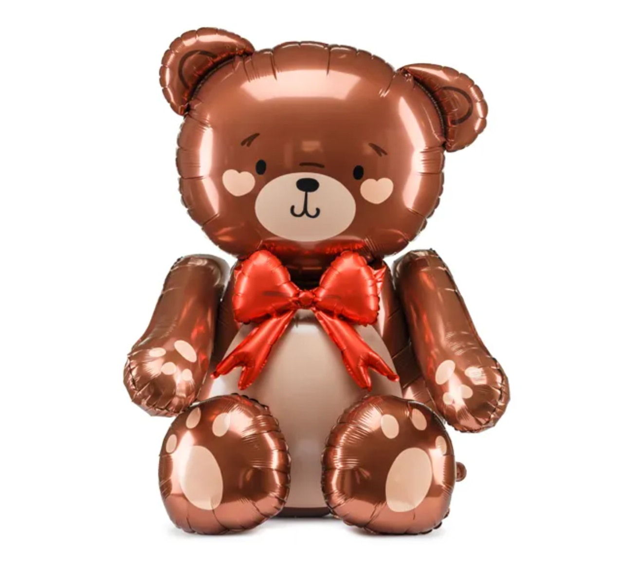 Liels balonu lācītis – grīdas balons (75 × 84 cm)