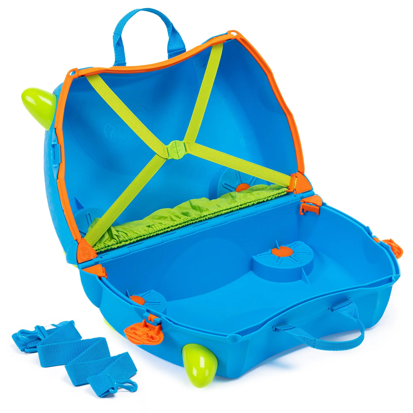 Trunki “Terrance” bērnu čemodāns – ceļošanas klasika zilā krāsā