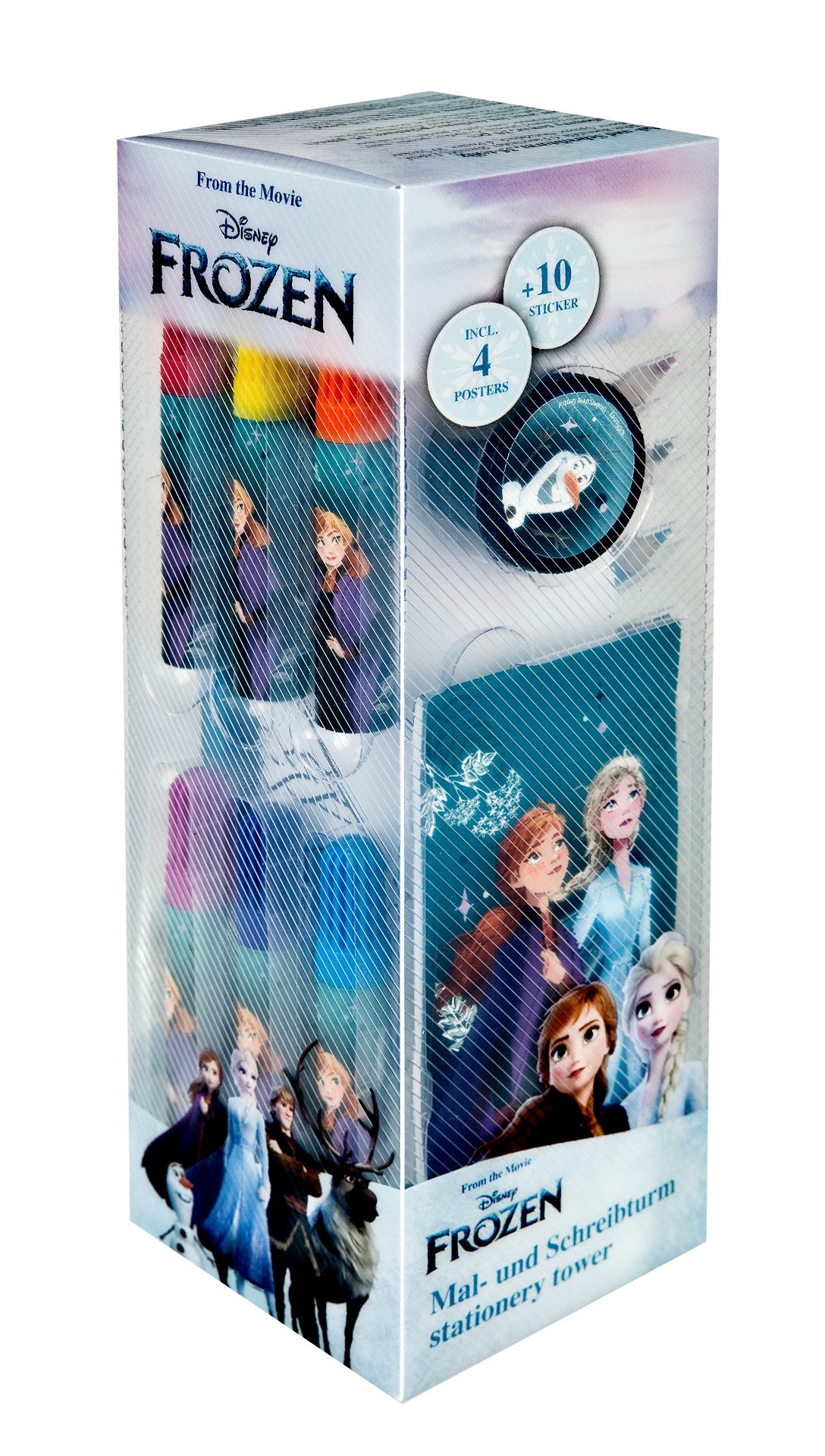 Frozen Drawing and Colouring Tower - 35 pieces