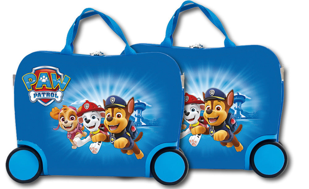 Paw Patrol Blue Ride-On Suitcase – Adventure-Ready Luggage for Kids