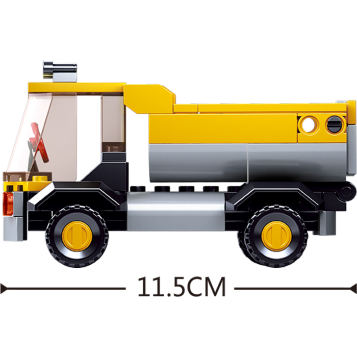 Sluban Dump Truck – 83-Piece Construction Set