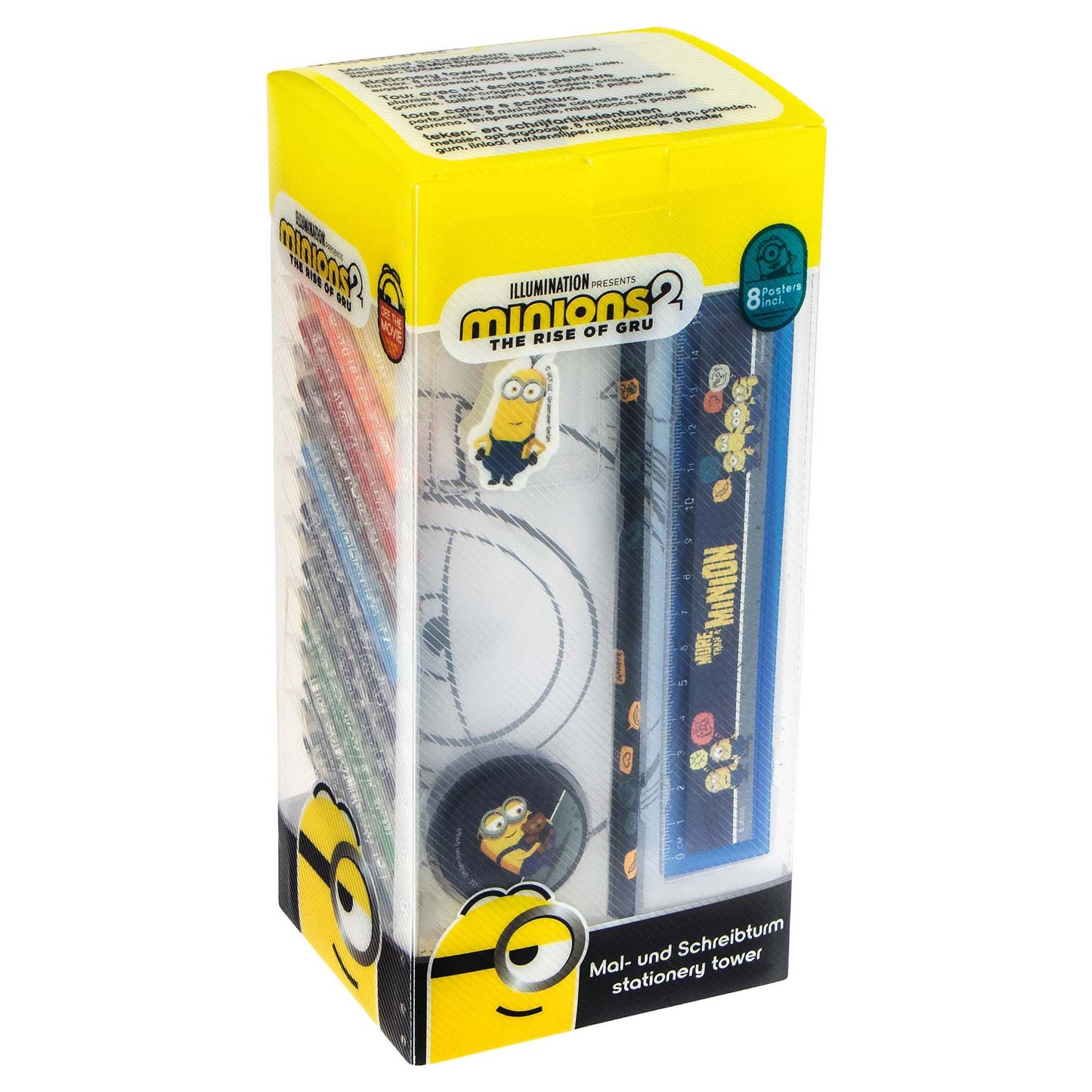 Minions Stationery tower 25 pcs Marvel