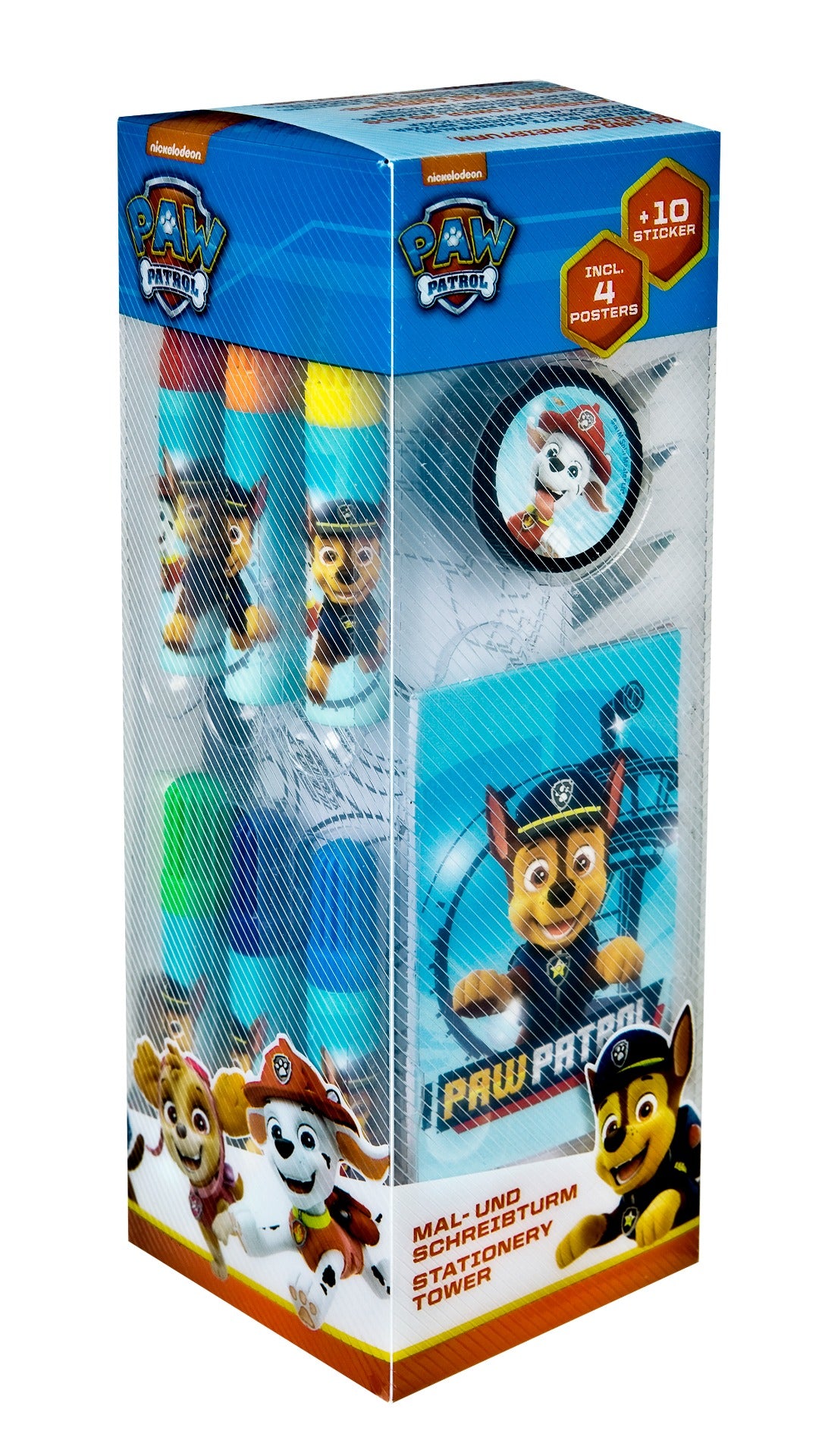 Zīmēšanas un rakstīšanas komplekts "Paw Patrol" - 35 gabali Apraksts: