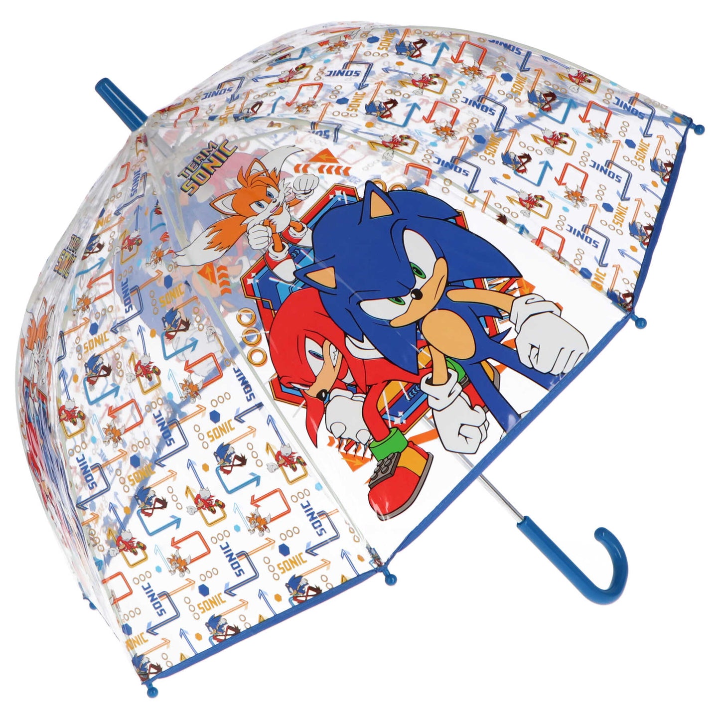 Caurspīdīgs Sonic lietussargs