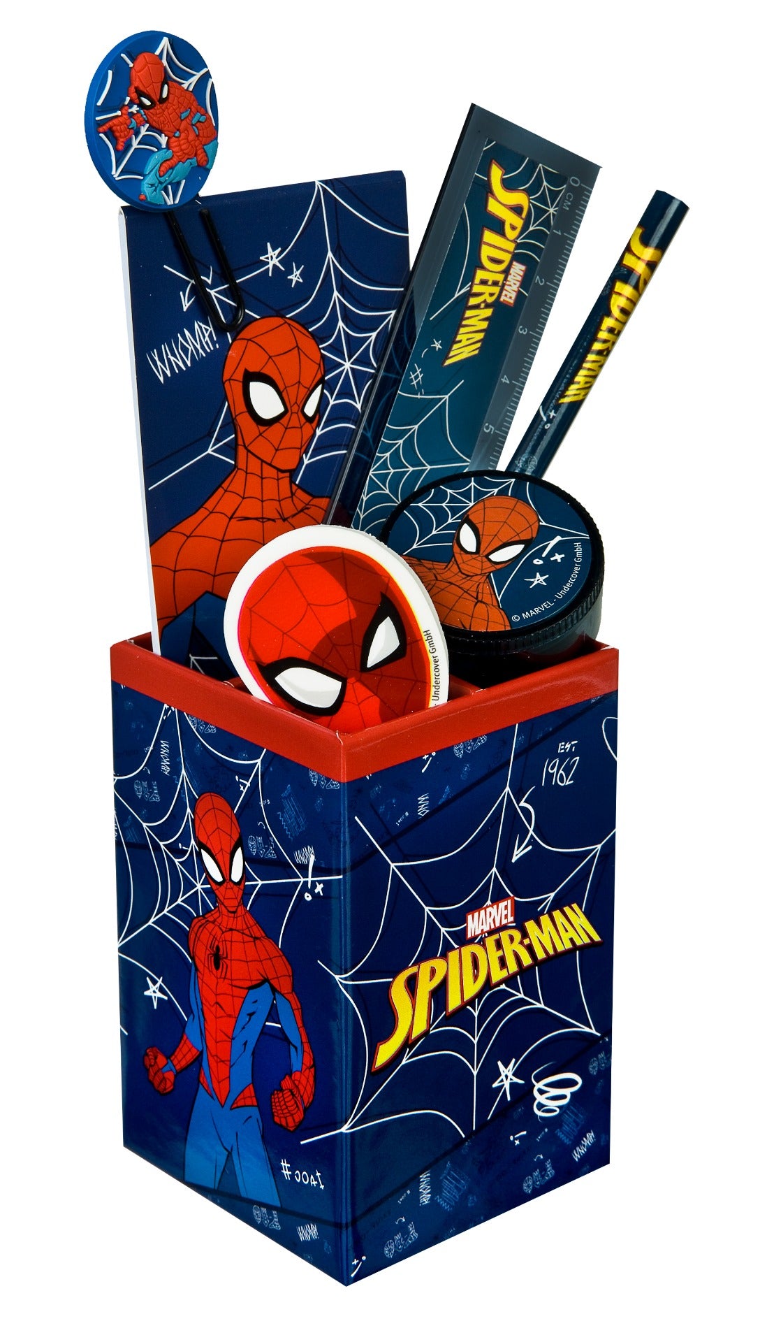 Spiderman Rakstīšanas komplekts 7 priekšmeti
