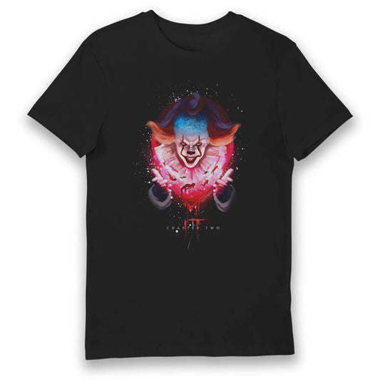 Pennywise Glow Adults T-Shirt – Official Horror Movie Merchandise