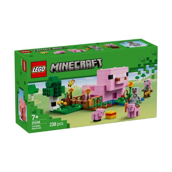 LEGO® Minecraft®: Домик Поросёнка – Набор для творчества (238 деталей)