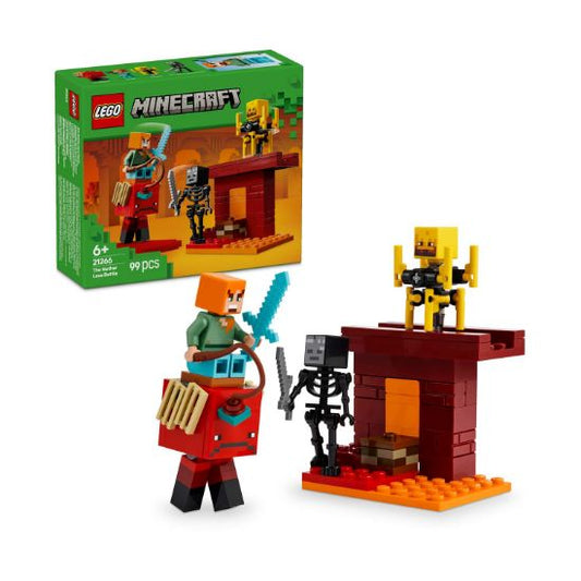 LEGO® Minecraft®: Битва в Нижнем мире с лавой – строй и сражайся