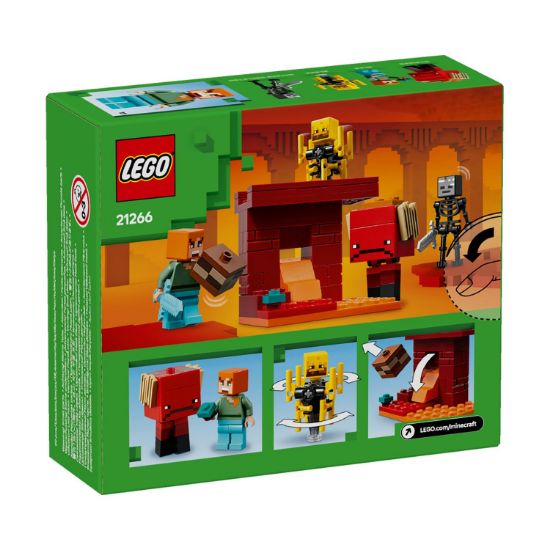 LEGO® Minecraft®: Битва в Нижнем мире с лавой – строй и сражайся