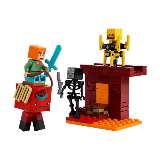 LEGO® Minecraft®: Битва в Нижнем мире с лавой – строй и сражайся