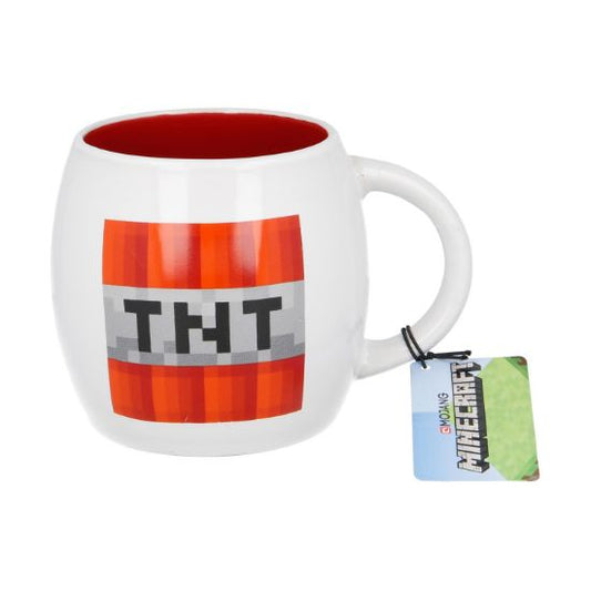 Кружка Minecraft Globe 380 мл – дизайн TNT и Крипера