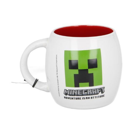 Кружка Minecraft Globe 380 мл – дизайн TNT и Крипера