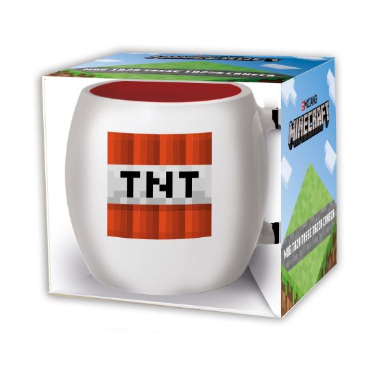 Кружка Minecraft Globe 380 мл – дизайн TNT и Крипера