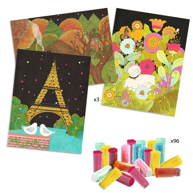 Djeco Pompon Pictures Craft Kit – An Explosion of Pompoms