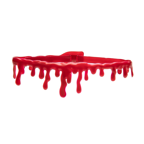 Halloween Necklace with Dripping Blood Effect, 44.5 cm