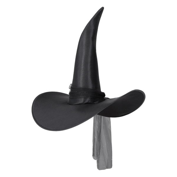 Large Black Witch Hat for Halloween – 60 cm