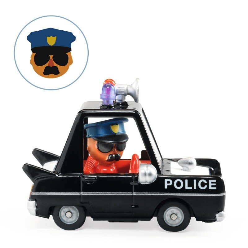Полицейская машинка DJECO Crazy Motors «Шустрый полицейский» — Hurry Police