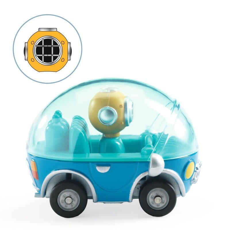 DJECO Crazy Motors rotaļu automašīna – Zemūdens burbulis (Nauti Bubble)