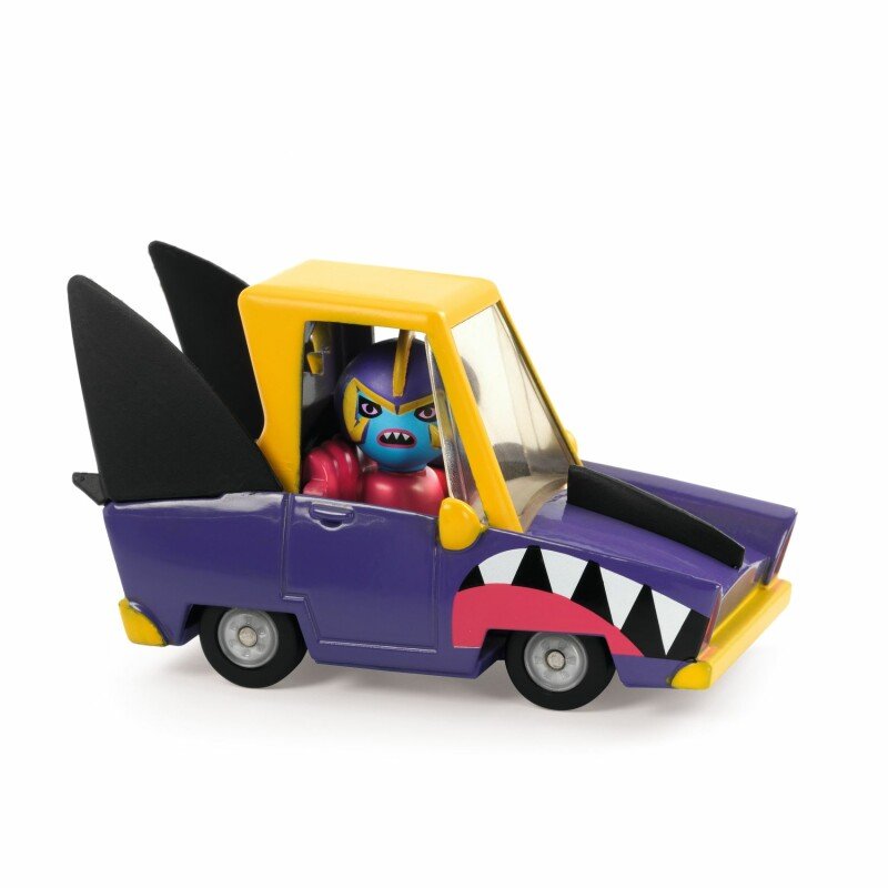 Crazy Motors Shark N’Go Metal Toy Car with Driver