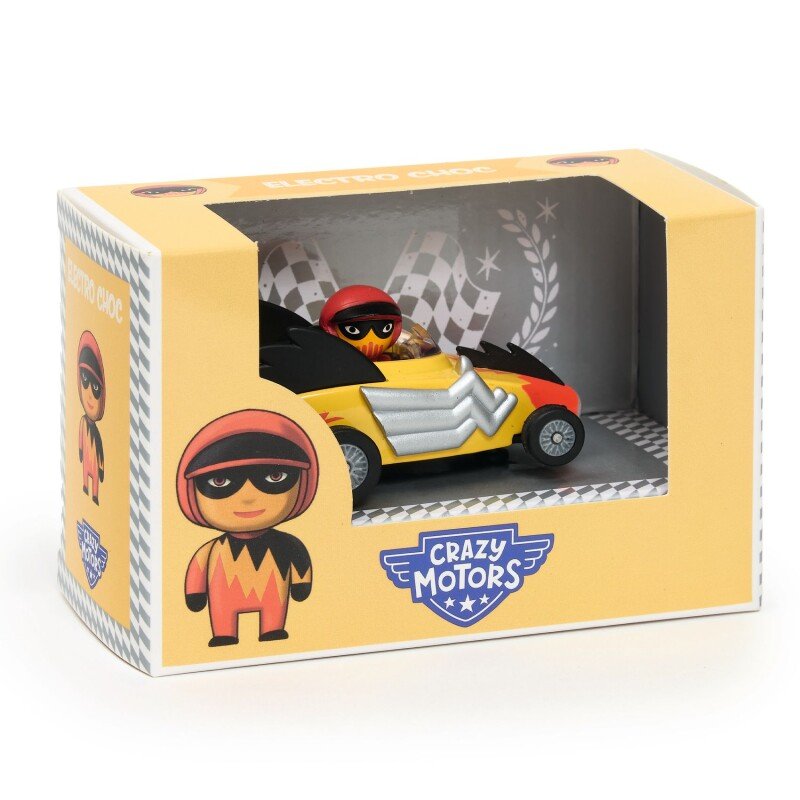 Crazy Motors Electro Choc Metal Toy Car with Driver