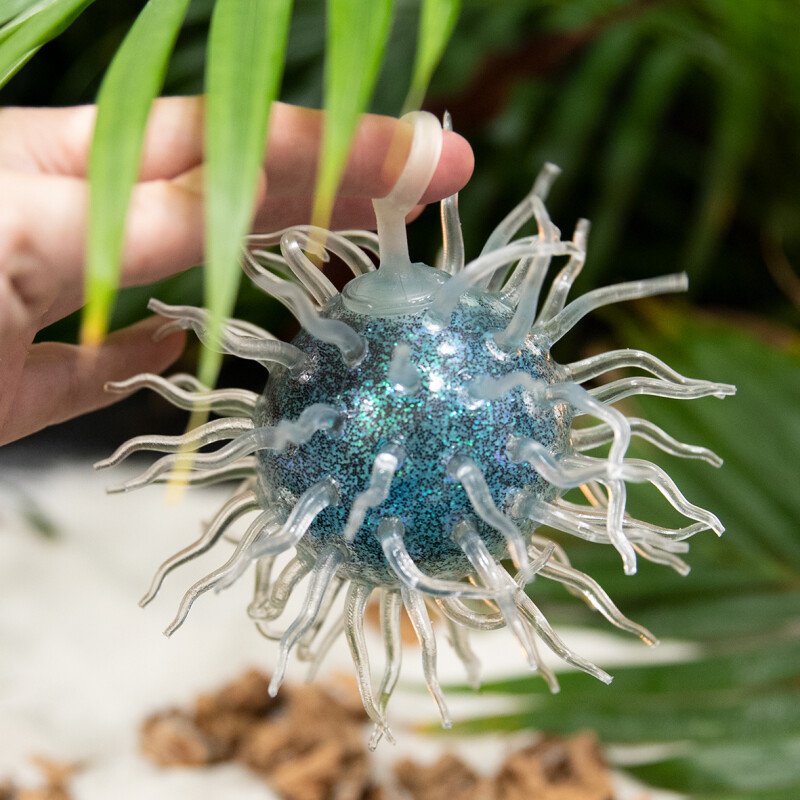 Липкий мячик со встроенной подсветкой (1 шт., 3 дизайна).
