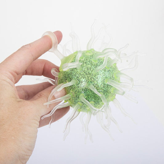 Lipīgā bumbiņa ar iebūvētu gaismiņu (1 gab., 3 dizaini).