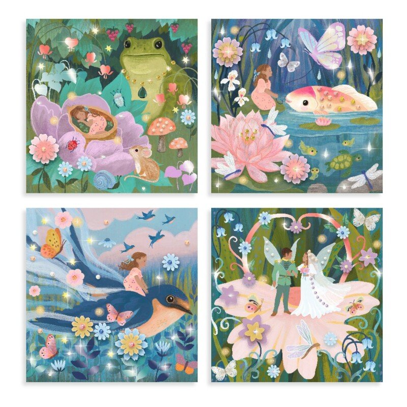 Djeco Fairy Tales to Decorate – Thumbelina Craft Kit