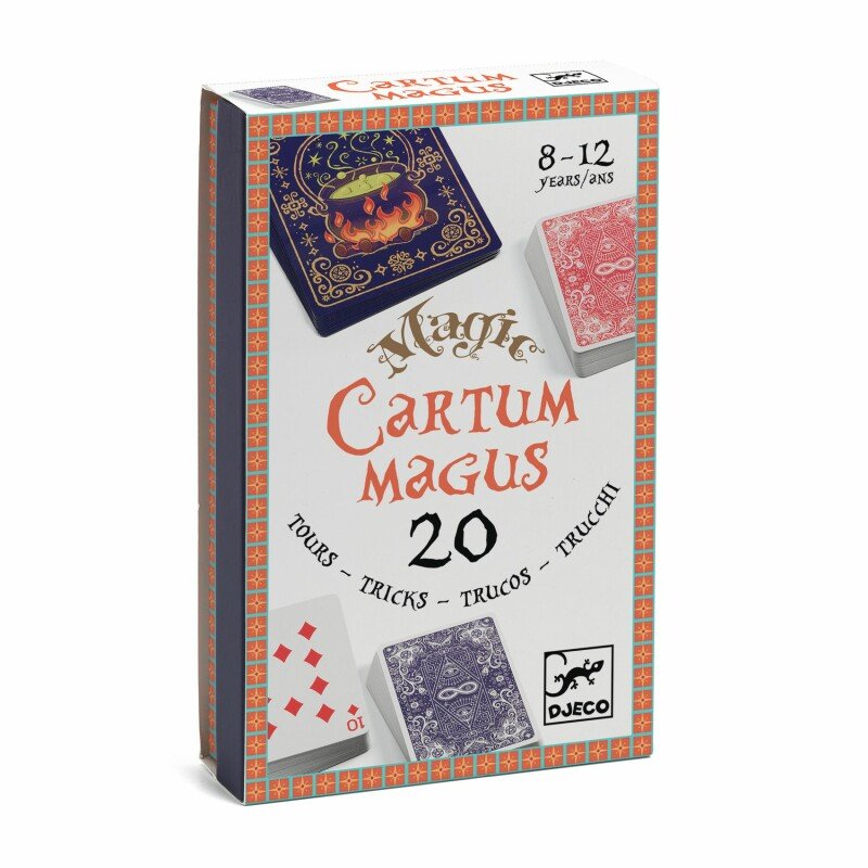 Maģisko kāršu triku komplekts – Cartum Magus (20 triki) (Djeco)