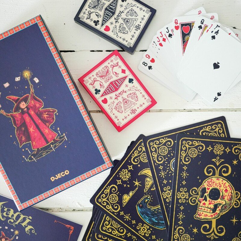 Maģisko kāršu triku komplekts – Cartum Magus (20 triki) (Djeco)