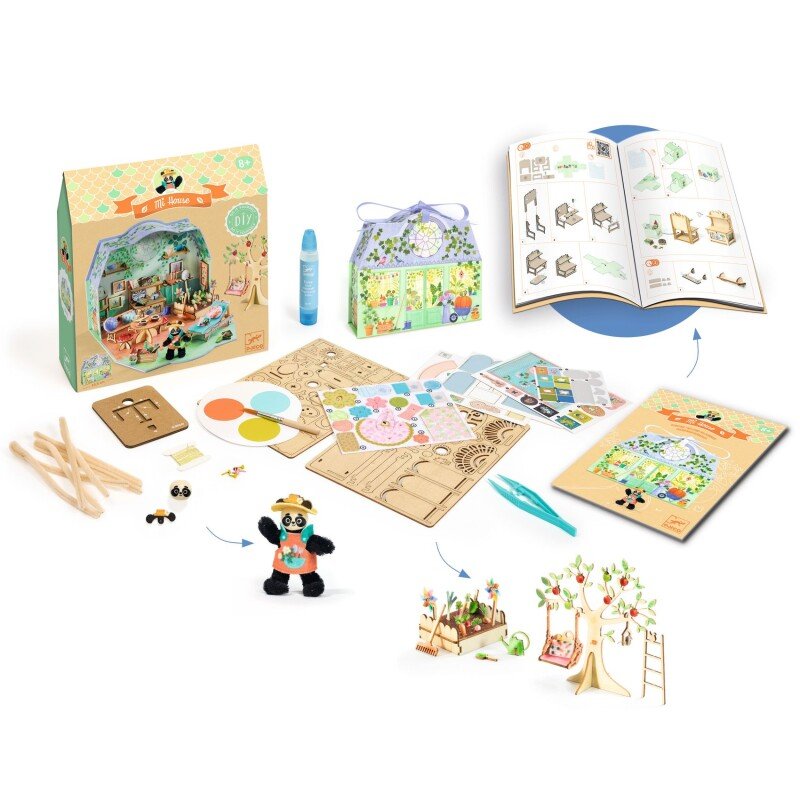 Dari pats – Miniatūrā māja Olīva (Djeco Mi House)