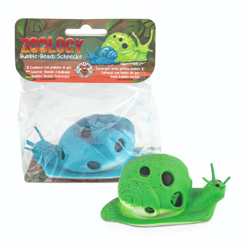 Squeezable Snail Anti-Stress Toy with Bubble Beads