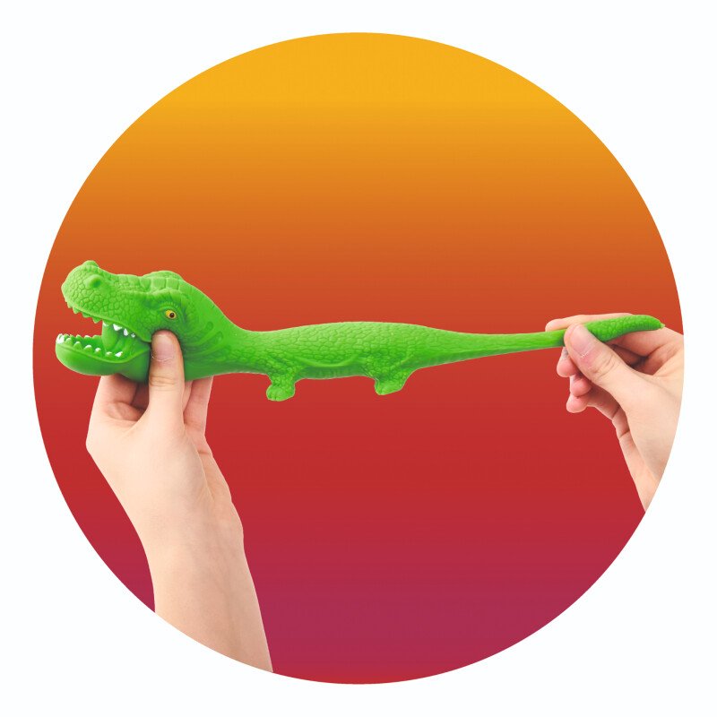 Тянущаяся игрушка «Крокодил» с песком – fidget антистресс