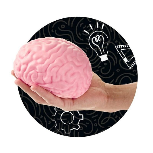 XXL Brain Squishy Toy – Super Brain Stress Relief Toy (Funny Anti-Stress Squeeze)