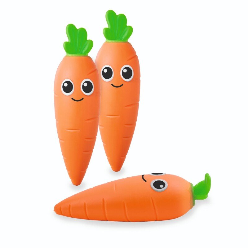 Эластичная игрушка «Морковка» с песочным наполнением (Stretchy Carrot)
