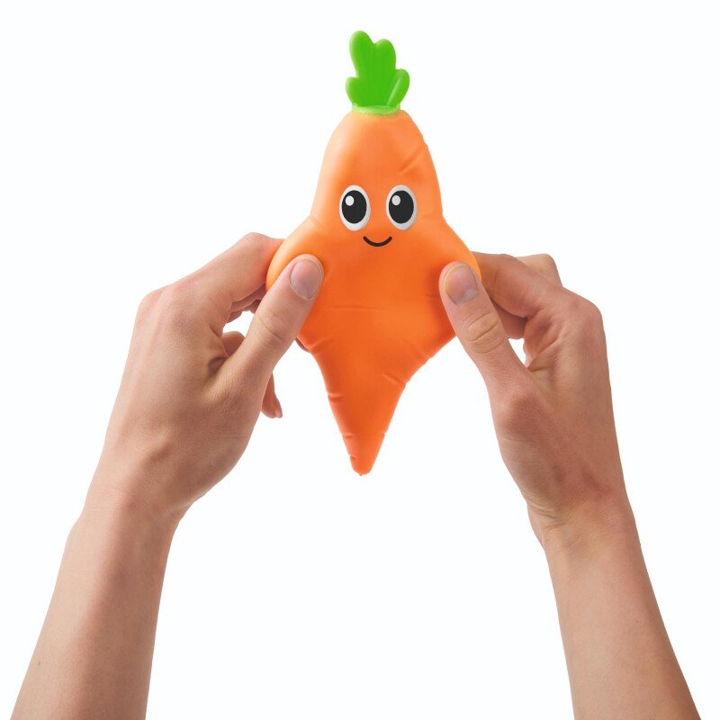 Эластичная игрушка «Морковка» с песочным наполнением (Stretchy Carrot)