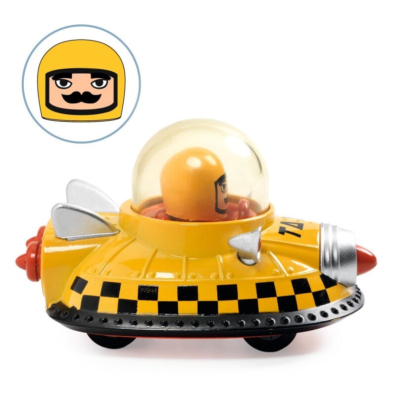 DJECO Crazy Motors rotaļu automašīna – Kosmosa taksis 