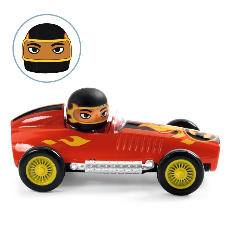 DJECO Crazy Motors sacīkšu automašīna – Sarkanais superātrums