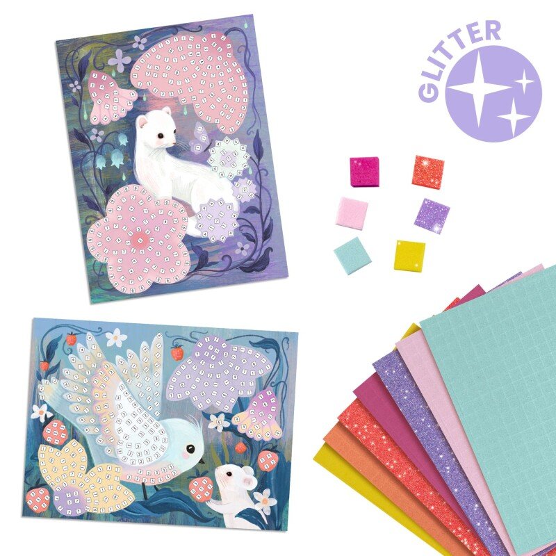 Djeco Woodland Foam Mosaic Craft Kit
