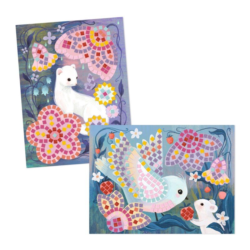 Djeco Woodland Foam Mosaic Craft Kit