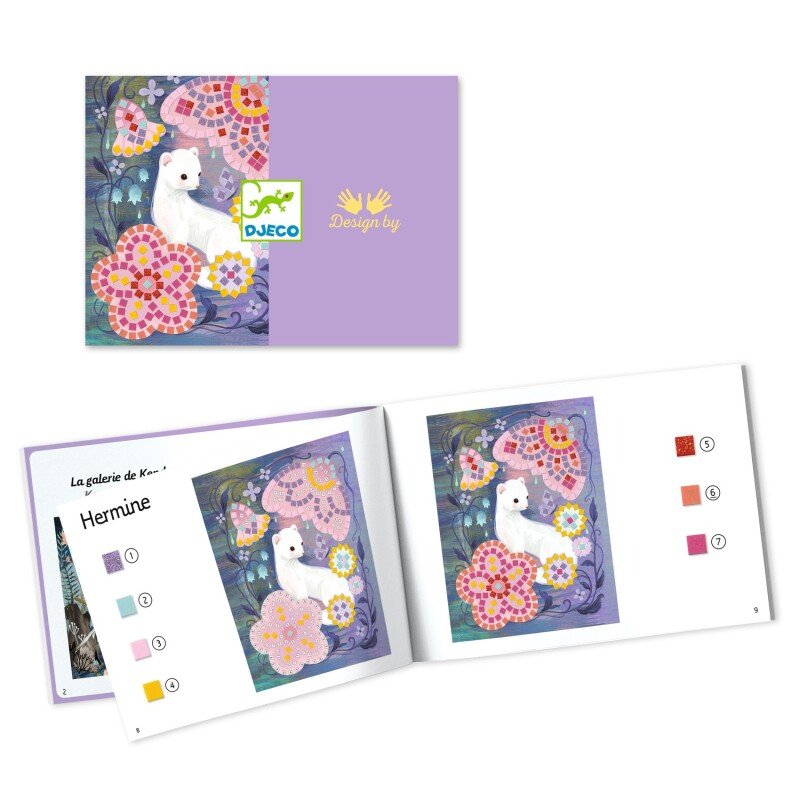 Djeco Woodland Foam Mosaic Craft Kit