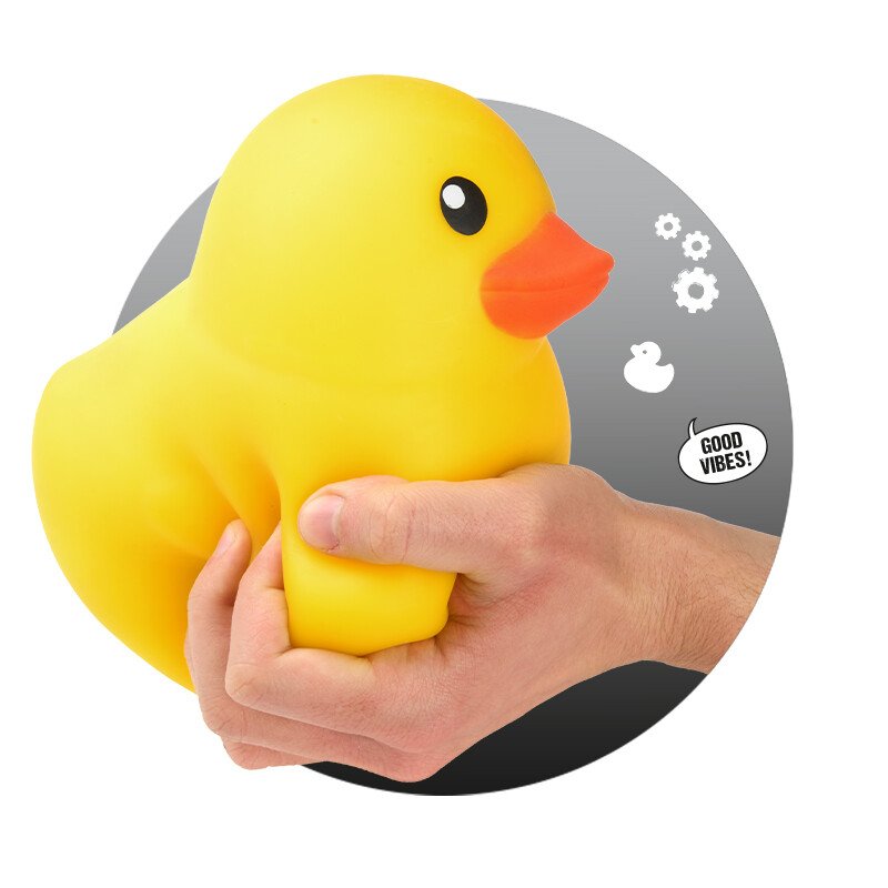 XXL Duck Squishy Toy – Large Anti-Stress Squeeze Duck (Soft Fidget Toy)